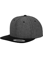 Flexfit 6089SU/6089CH 6 panelová Snapback kšiltovka "Suede" 55.689S black/black Flexfit 6089SU/6089CH 6 panelová Snapback kšiltovka "Suede" 55.689S black/black