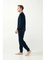 Vamp - Sametové pruhované pyžamo 21711 - Vamp Vamp - Sametové pruhované pyžamo 21711 - Vamp