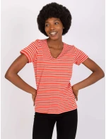 Tričko D16054M02431A tmavě oranžové Tričko D16054M02431A tmavě oranžové