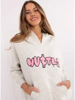 Mikina EM BL 881.16 světle šedá