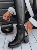 BLACKOUT černá FashionStreet dámské kozačky na podpatku ZY0519 BLACKOUT černá FashionStreet dámské kozačky na podpatku ZY0519