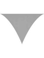 ZAHRADNÍ SLUNEČNÍK TROJÚHELNÍK 2X2X2M ŠEDÝ ZAHRADNÍ SLUNEČNÍK TROJÚHELNÍK 2X2X2M ŠEDÝ