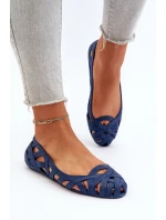 Dámské gumové baleríny tmavě modré Salam