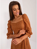 Šaty LK SK 509372.45 světle hnědé