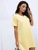 Šaty MI SK 4313.83 světle žluté