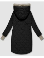 Černá dámská bunda s asymetrickou spodní částí S'West (B8555-1) Černá dámská bunda s asymetrickou spodní částí S'West (B8555-1)