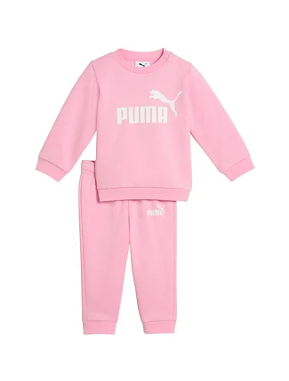 Puma Minicats ESS Crew Dětské tepláky růžové 686280 70