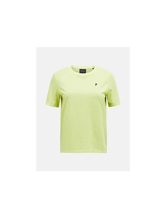 Tričko PEAK PERFORMANCE Explore Graphic Tee Women, žluté