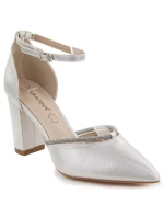 Dámské vestavěné ažurové sandály béžové Sabatina