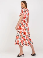 Šaty DHJ SK 7006 5.77 bílá a červená