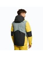 Pánská lyžařská bunda H4Z22 žluto-černá - 4F