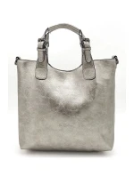 Komfortní stříbná dámská kabelka J3L9S - Ines Delaure