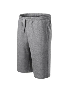 Malfini Comfy M MLI-61112 tmavě šedé melanžové šortky