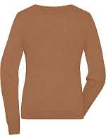 Daiber JN 1313 Dámský svetr s kulatým výstřihem 02.1313 camel
