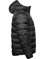 Tee Jays TJ 9646 Lehká pánská prošívaná bunda s kapucí 18.9646 black Tee Jays TJ 9646 Lehká pánská prošívaná bunda s kapucí 18.9646 black