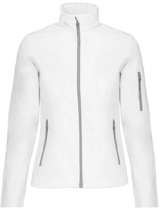 Kariban K 400 Dámská 3-vrstvá softshellová bunda 20.K400 white Kariban K 400 Dámská 3-vrstvá softshellová bunda 20.K400 white