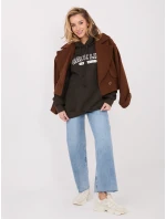 WT BL mikina A1066.53 tmavě hnědá WT BL mikina A1066.53 tmavě hnědá