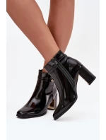 Boty na podpatku  model 220691 Step in style