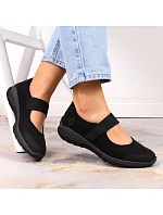 Pohodlná ažurová polobotka Rieker W RKR575 černá