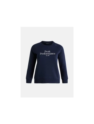 Mikina Peak Performance W Original Crew navy blue Mikina Peak Performance W Original Crew navy blue