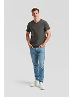 Fruit of the Loom Valueweight V-Neck T Tričko s výstřihem do V 16.1066 white