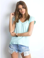 Dámské tričko RV TS 4839.27P mentolové - Basic