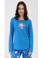 Dámské pyžamo dlouhé Méďa I love you