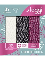 sloggi GO Crush String C3P - Black Combination - SLOGGI Black Combination - SLOGGI sloggi GO Crush String C3P - Black Combination - SLOGGI Black Combination - SLOGGI