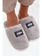 Domácí Obuv Dámské Plyšové Šedé Maelis