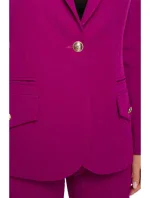 K141 Bunda s dvojitou kapsou a klopou - lahvově zelená K141 Bunda s dvojitou kapsou a klopou - lahvově zelená