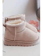 Dětské zimní boty s polstrováním Bežové Nallita Dětské zimní boty s polstrováním Bežové Nallita
