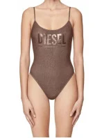 Jednodílné plavky A03986 - 0HFAI hnědá-zlatá - Diesel Jednodílné plavky A03986 - 0HFAI hnědá-zlatá - Diesel