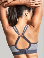 Sportovní podprsenka 7341B Non Wired Bra charcoal marl šedá - Panache Sportovní podprsenka 7341B Non Wired Bra charcoal marl šedá - Panache