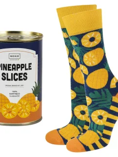 PONOŽKY SOXO ANANASOVÁ PLECHOVKA