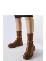 Boty na podpatku model 206486 Solea Boty na podpatku model 206486 Solea