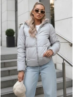 Dámská přechodná bunda oboustranně prošívaná VICTORIA SNUG šedá TY3696