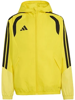 Dětská bunda adidas Tiro 26 Competition All Weather, žlutá, KS9918