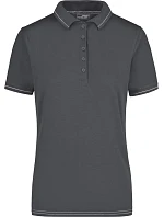 Daiber JN 568 Dámské žerzejové elastické polo 02.0568 graphite/white Daiber JN 568 Dámské žerzejové elastické polo 02.0568 graphite/white