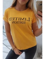 Halenka z limitované edice v hořčicové barvě