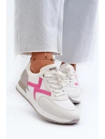 Dámské tenisky na platformě INBLU IN000362 Bílé