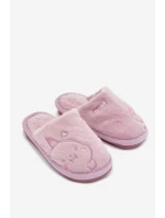 Dětské pantofle s fialovým kožíškem Norene Dětské pantofle s fialovým kožíškem Norene