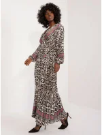 DHJ SK 16656 šaty.13X černá a béžová DHJ SK 16656 šaty.13X černá a béžová