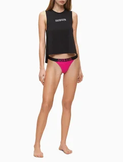 Plážový top KW0KW01009-BEH černá - Calvin Klein