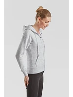 Fruit of the Loom Premium Lady-Fit Hooded Jacket Dámská mikina s kapucí 16.2118 heather grey Fruit of the Loom Premium Lady-Fit Hooded Jacket Dámská mikina s kapucí 16.2118 heather grey