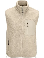 SOL'S Fury Bodywarmer Fleecová vesta Sherpa 25.4041 shear beige/beige