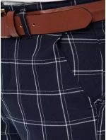 FashionStreet pánské tmavě modré chinos kalhoty UX3690