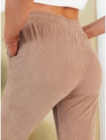 Dámské tepláky BEAR camel FashionStreet UY2073 Dámské tepláky BEAR camel FashionStreet UY2073