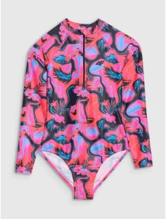 Dívčí jednodílné plavky 4F 4FJWSS25USWSF094-90A