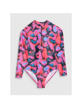 Dívčí jednodílné plavky 4F 4FJWSS25USWSF094-90A