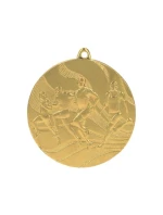 Zlatá medaile - běh - ocelová medaile 50mm
